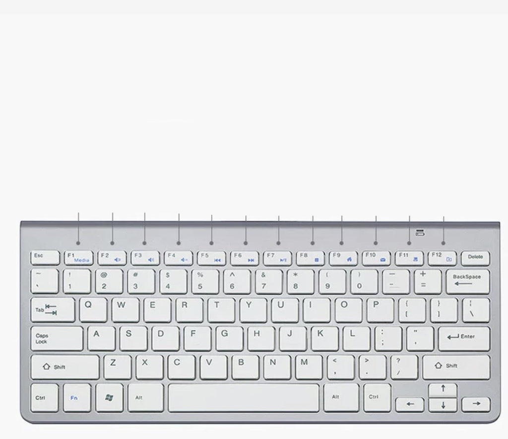 Portable Wireless Metallic Keyboard And Mouse
