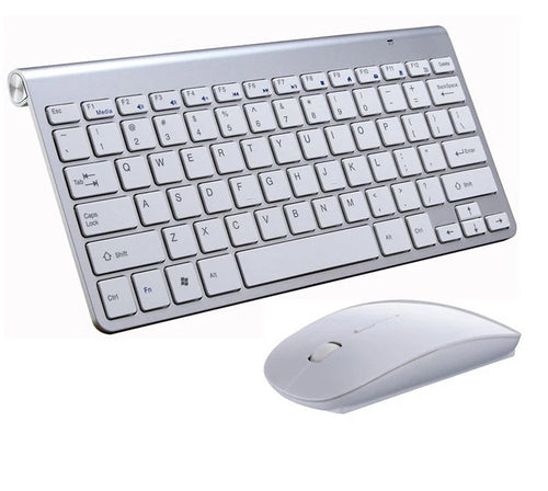 Portable Wireless Metallic Keyboard And Mouse