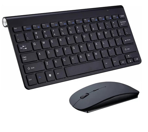 Portable Wireless Metallic Keyboard And Mouse