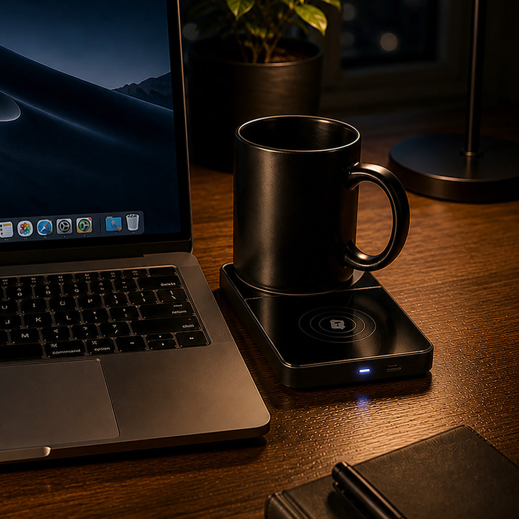 2-in-1 Heating Mug Warmer & Wireless Charger