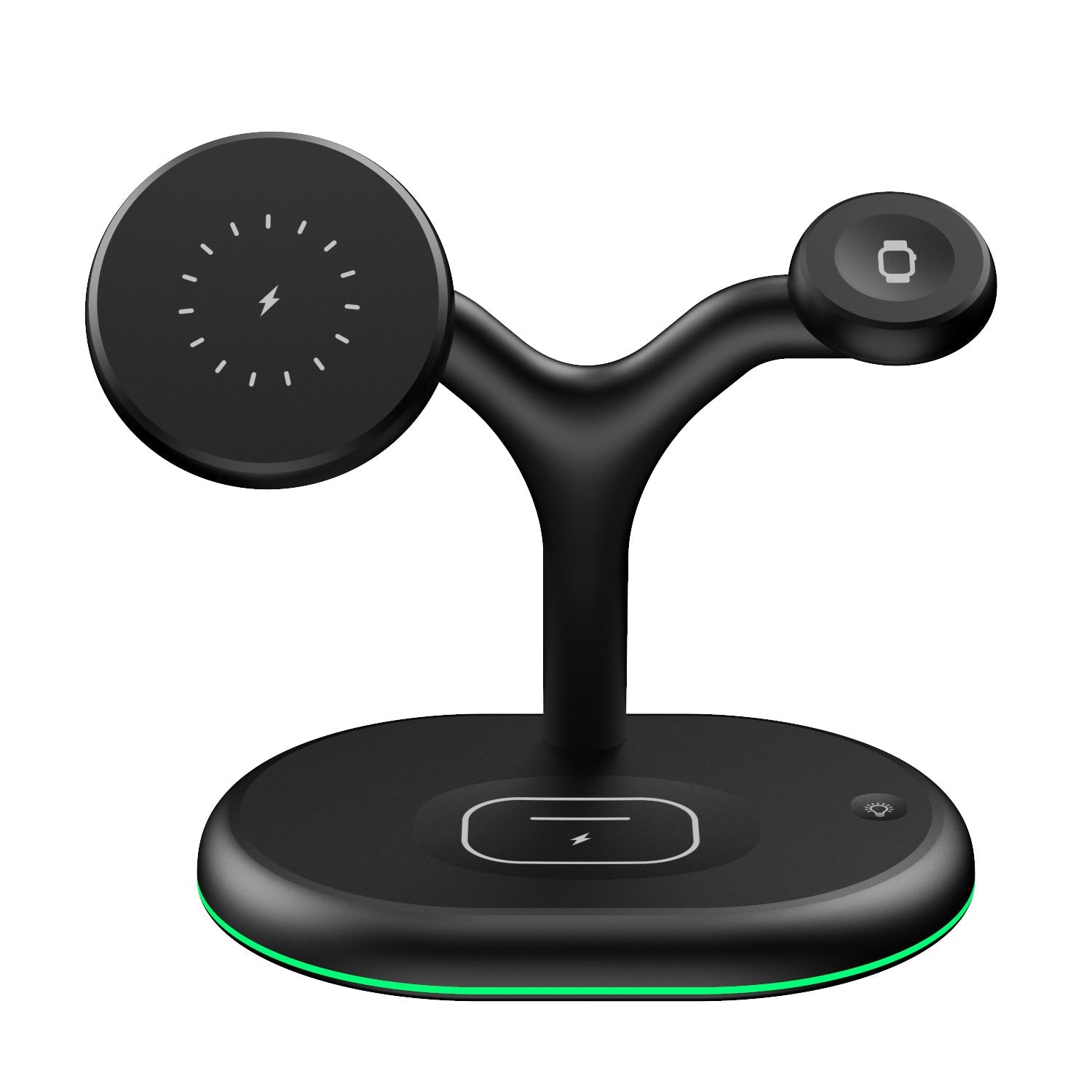 3-in-1 Magnetic Phone, Earbud, Watch Wireless Charger