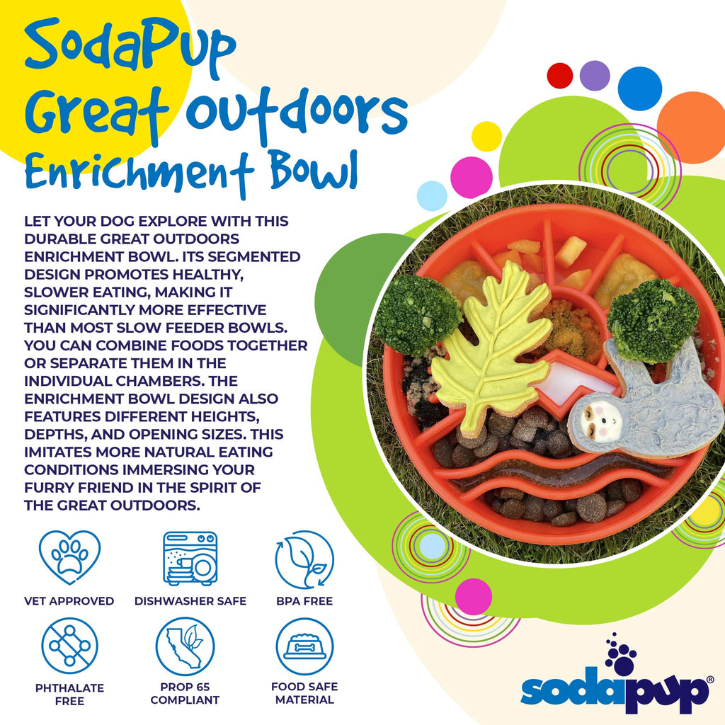 Great Outdoors eBowl - Slow Feeder Dog Bowl