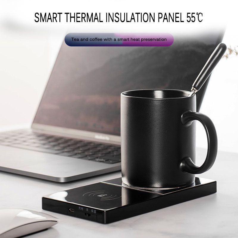2-in-1 Heating Mug Warmer & Wireless Charger