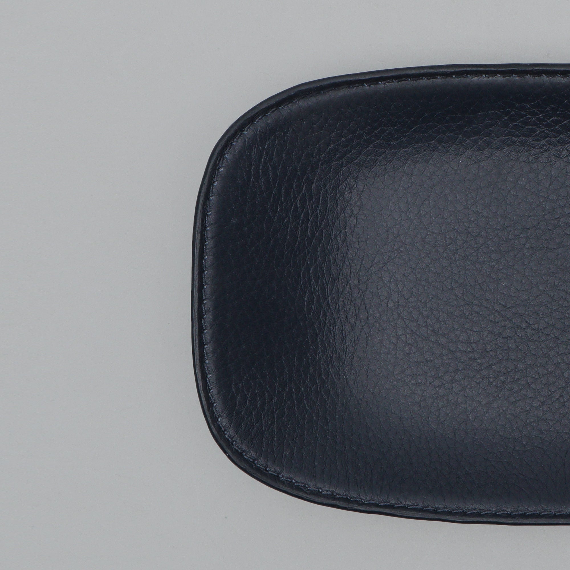 Leather Valet Tray, Navy
