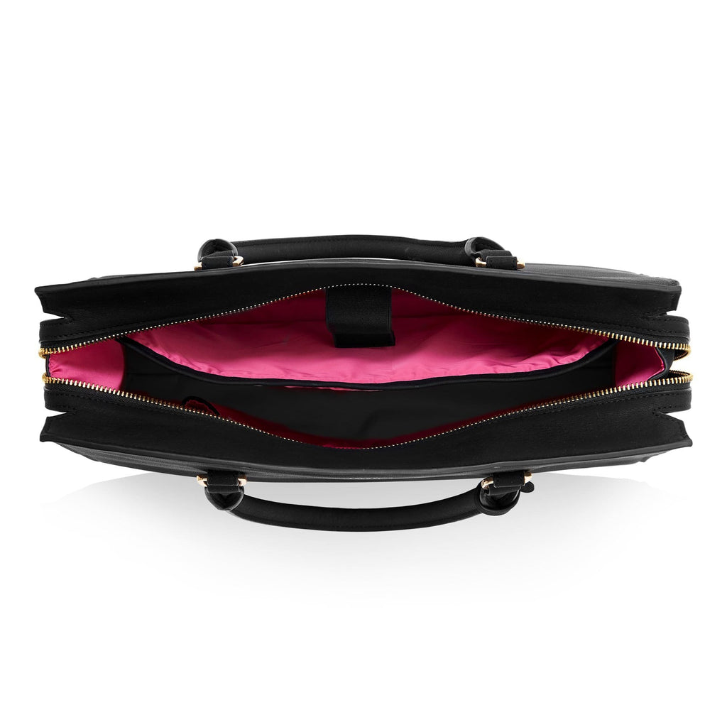 Aricia Vegan Fashion Computer Bag, Black