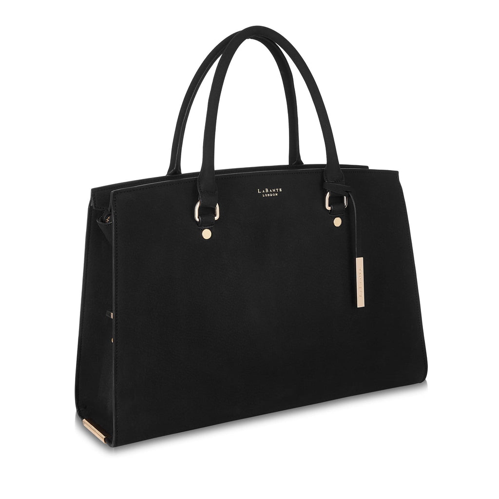 Aricia Vegan Fashion Computer Bag, Black