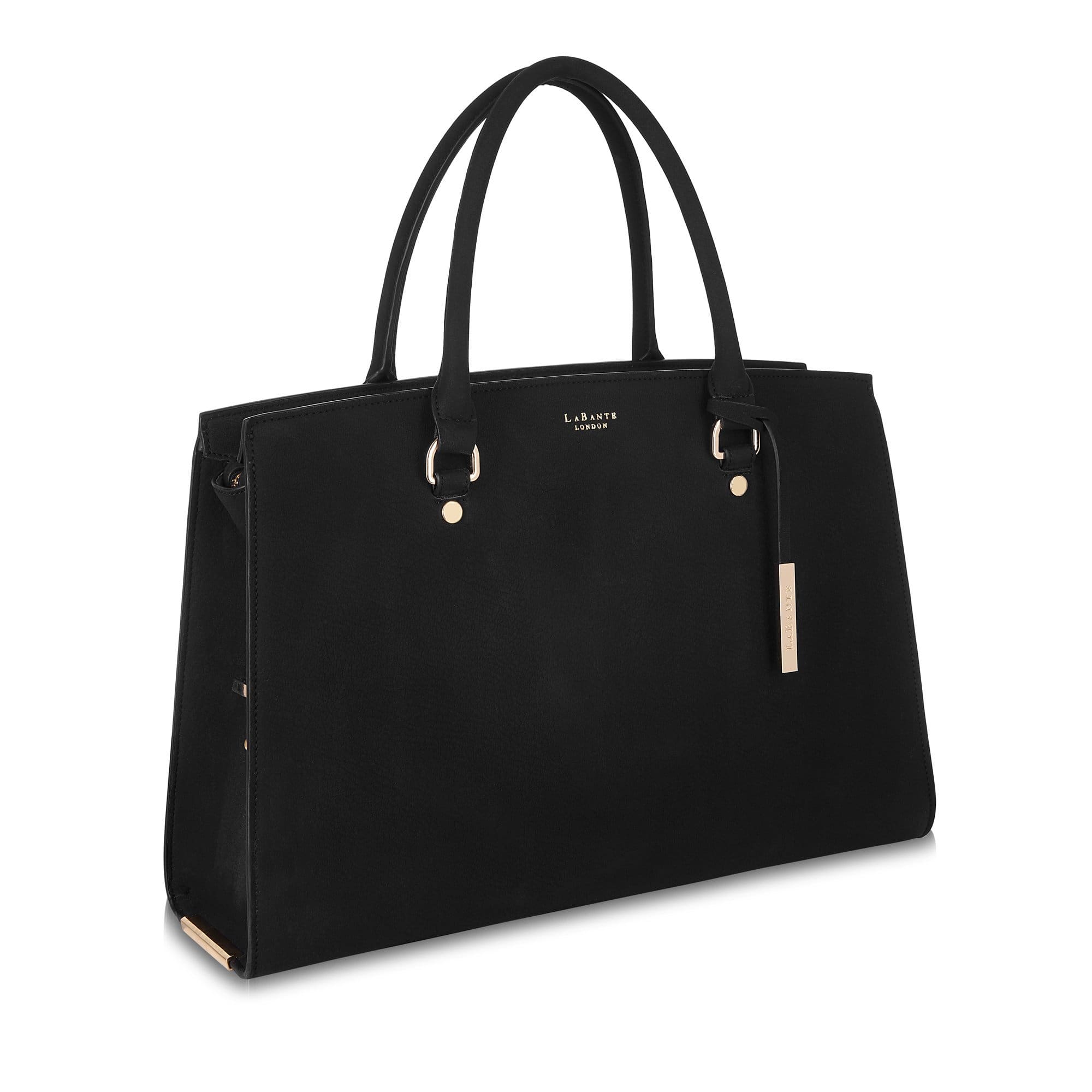 Aricia Vegan Fashion Computer Bag, Black