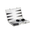Premium 18-Inch Lucite Backgammon Set - Elegant Design for Timeless Enjoyment-2