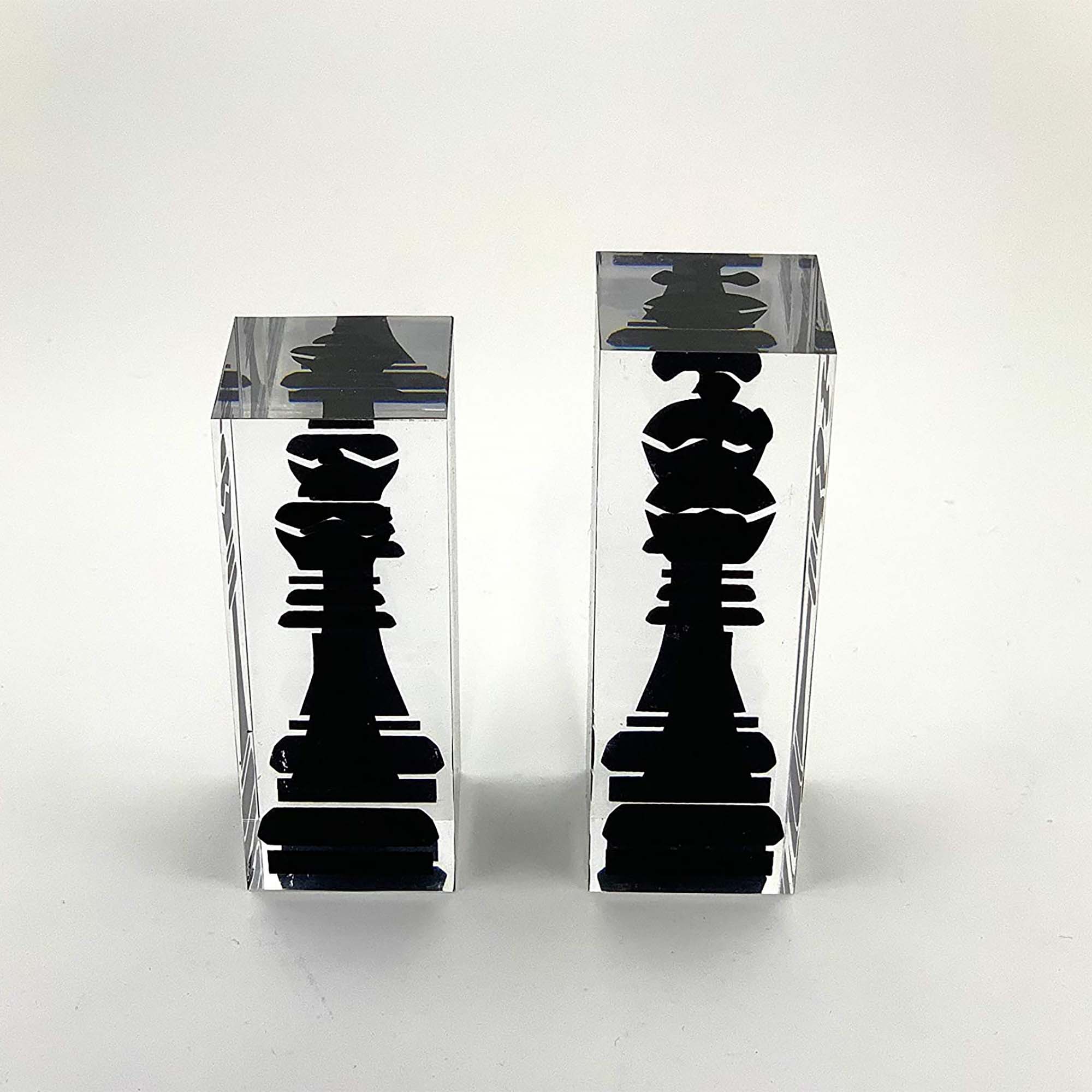 Infinity Lucite 17-Inch Lucite Chess Set-2