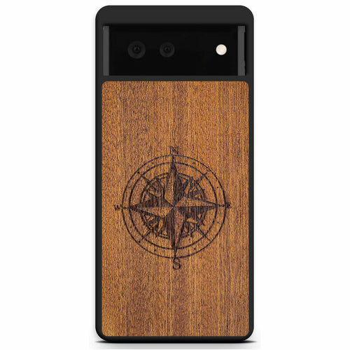 Compass Mahogany Phone Case