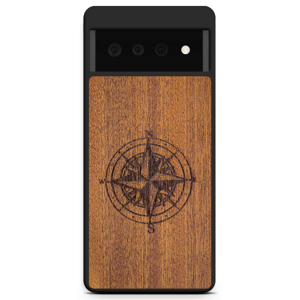 Compass Mahogany Phone Case