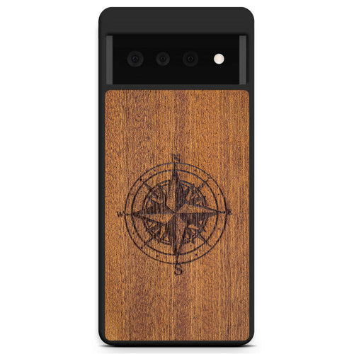 Compass Mahogany Phone Case