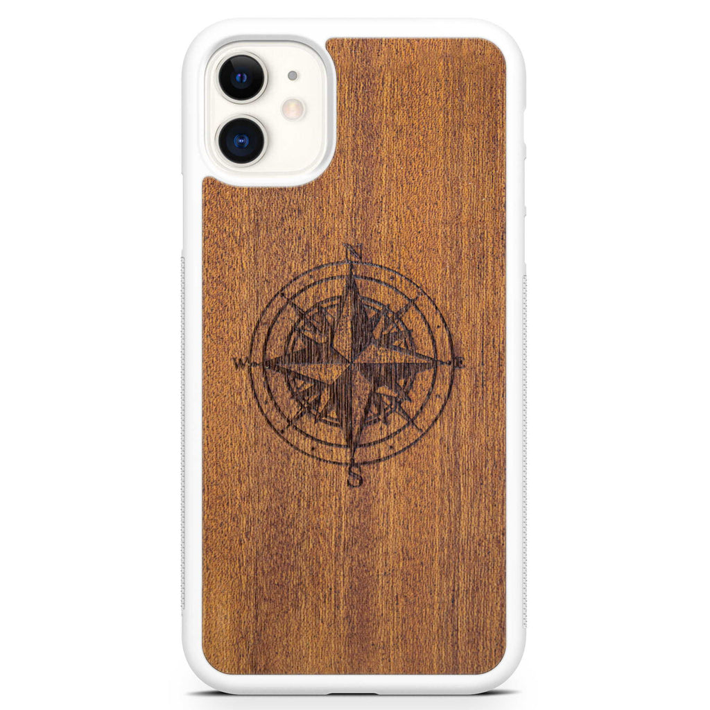 Compass Mahogany Phone Case