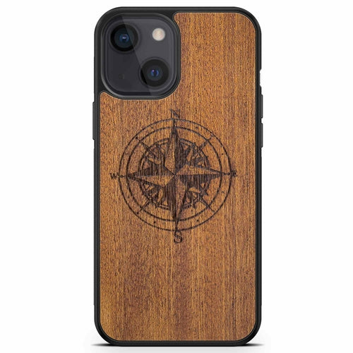Compass Mahogany Phone Case