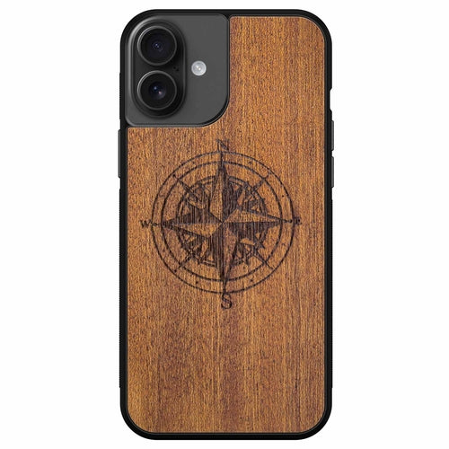 Compass Mahogany Phone Case