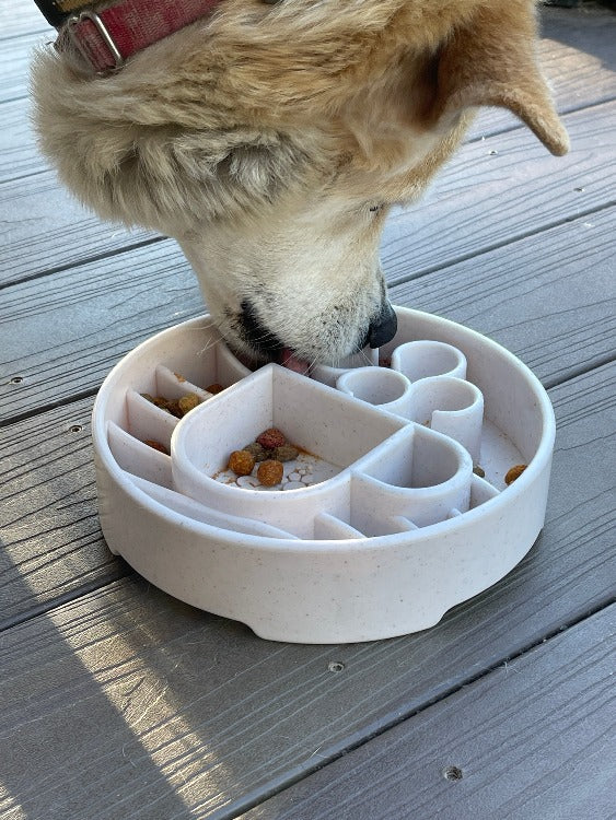 Java eBowl Deep Slow Feeder Dog Bowl