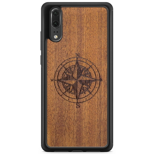 Compass Mahogany Phone Case