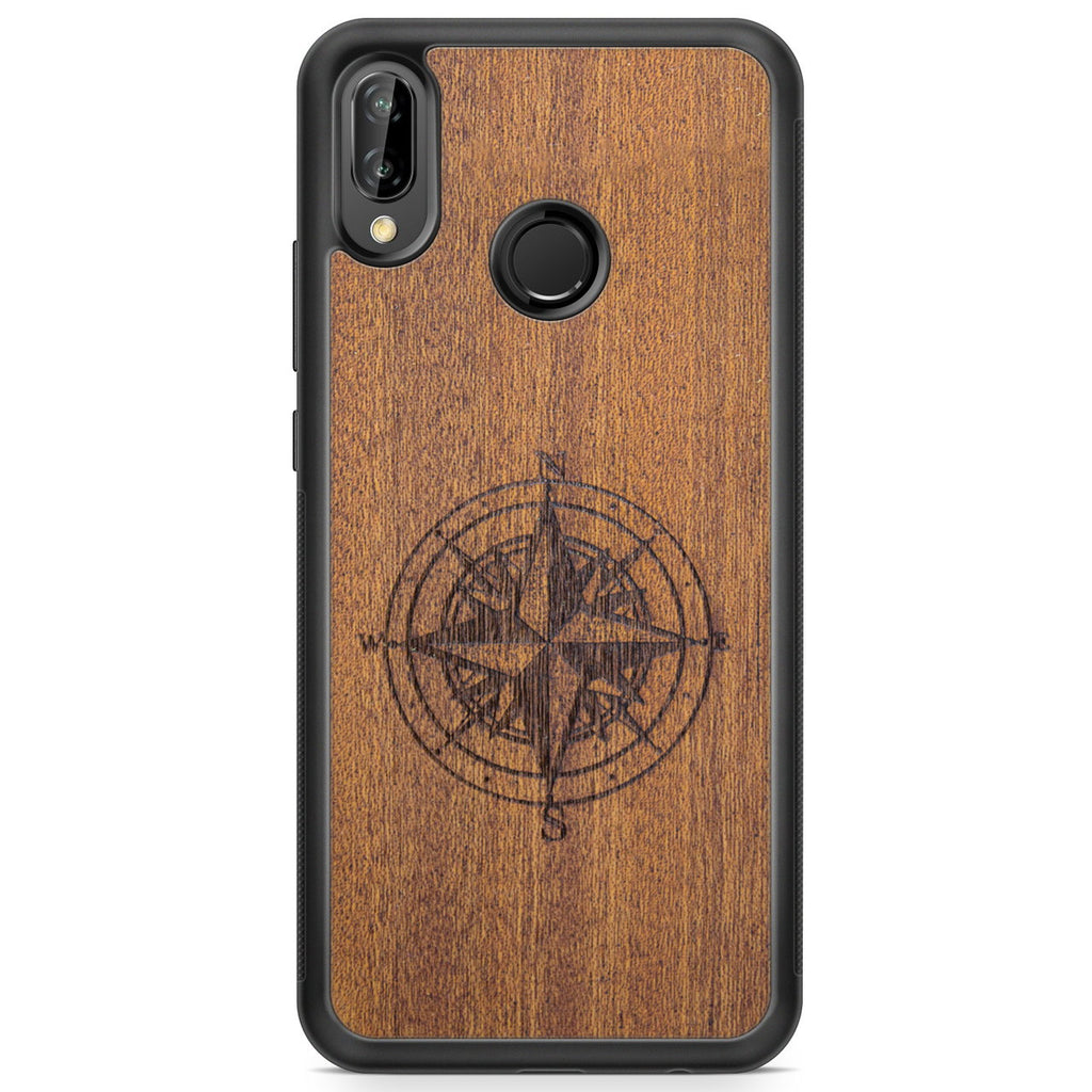 Compass Mahogany Phone Case