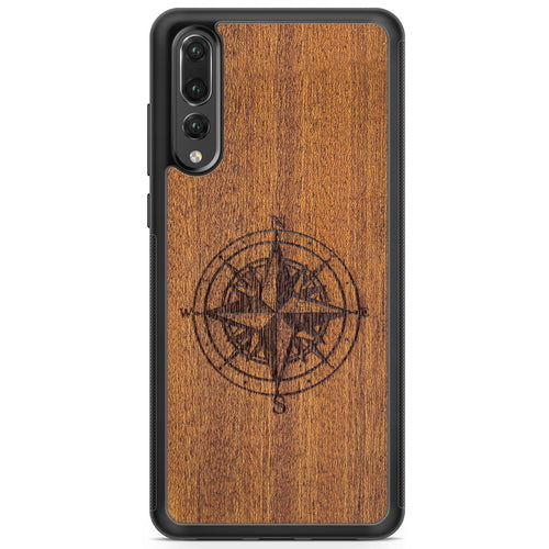 Compass Mahogany Phone Case