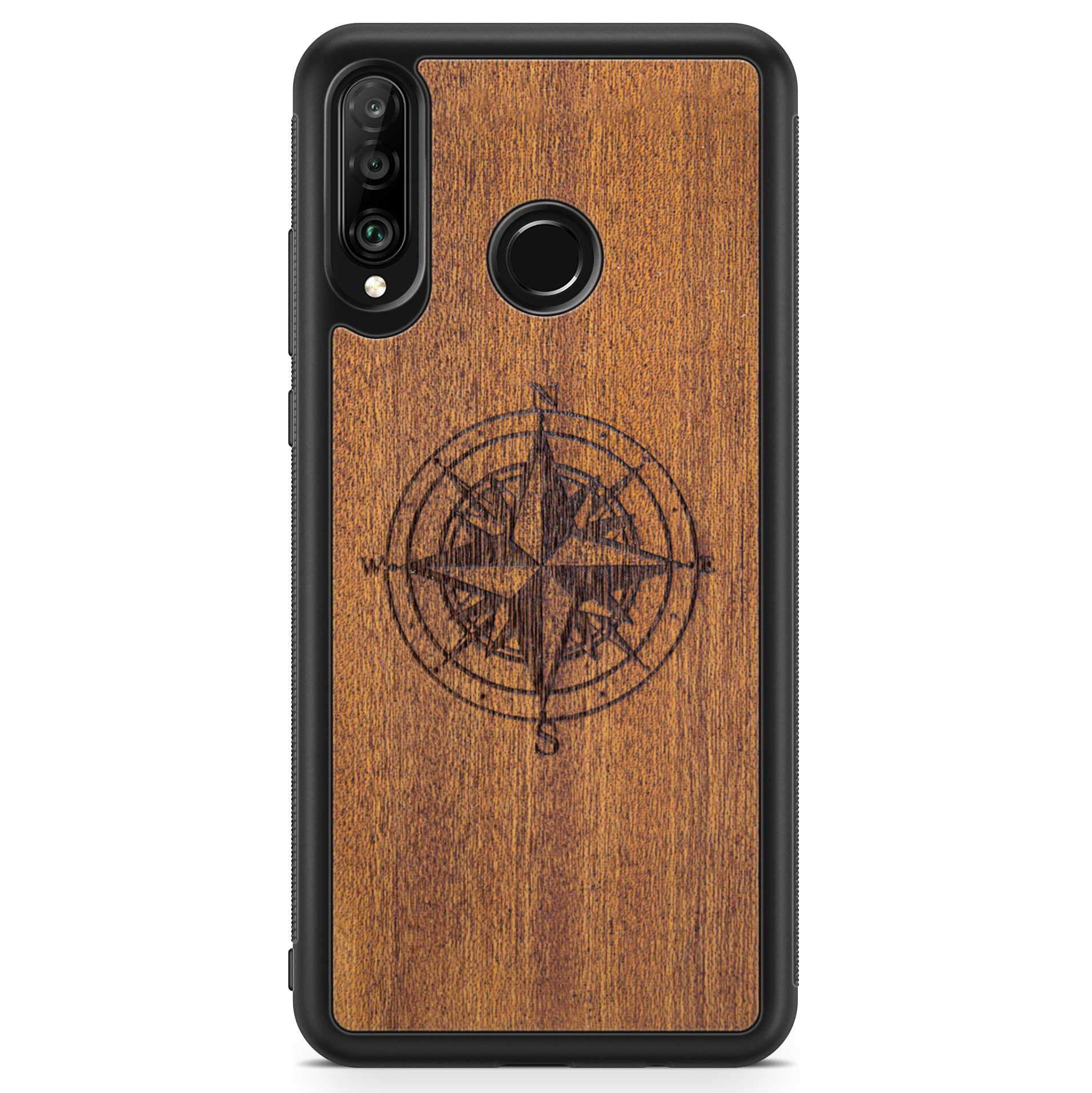 Compass Mahogany Phone Case