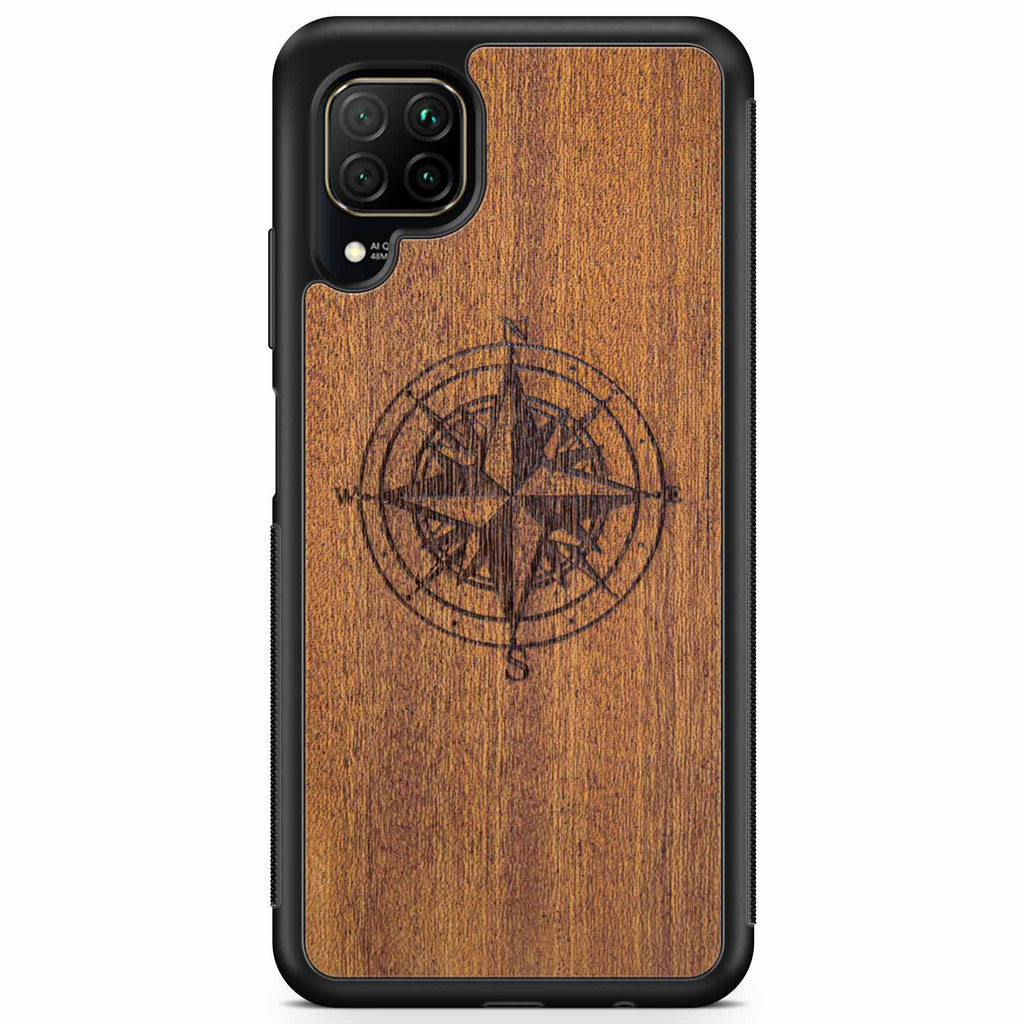 Compass Mahogany Phone Case