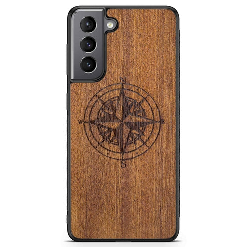 Compass Mahogany Phone Case