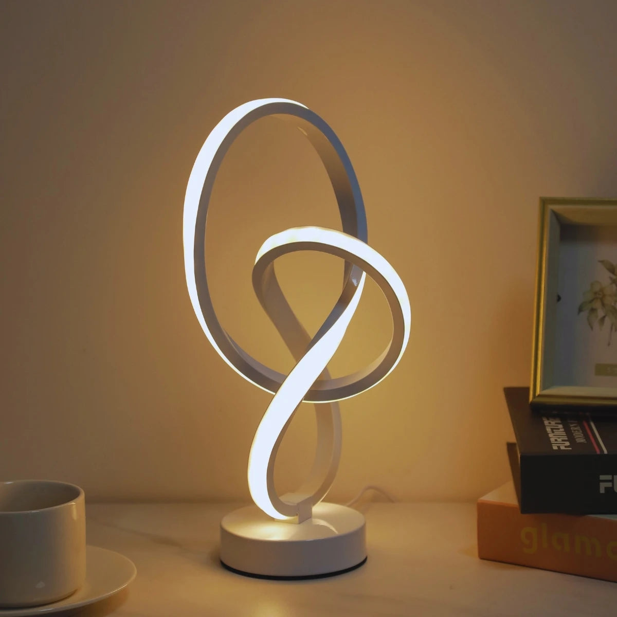 Creative Double Helix Desk Lamp
