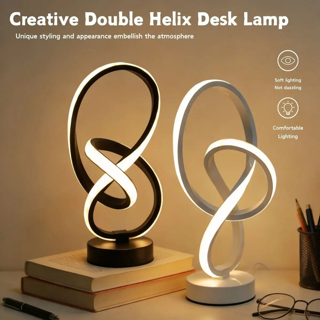 Creative Double Helix Desk Lamp