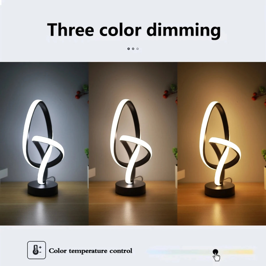 Creative Double Helix Desk Lamp