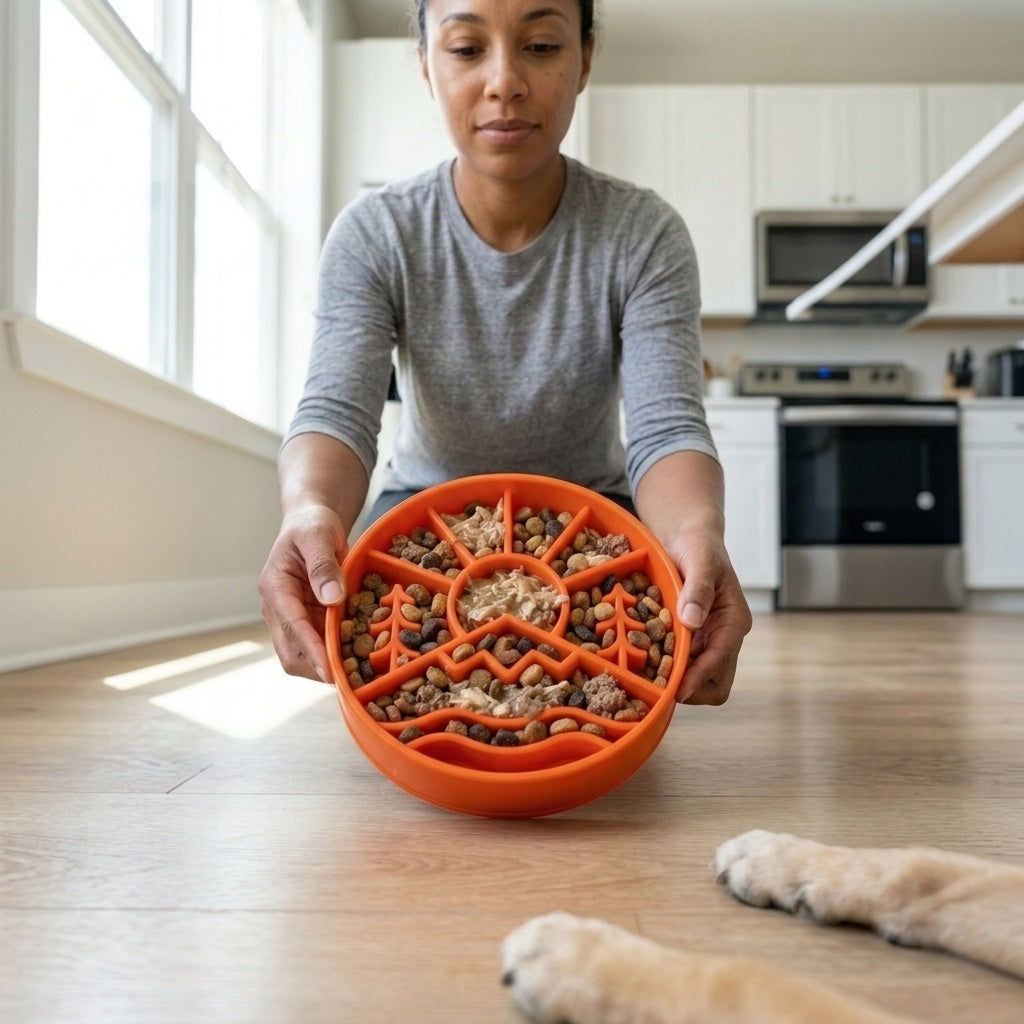 Great Outdoors eBowl - Slow Feeder Dog Bowl