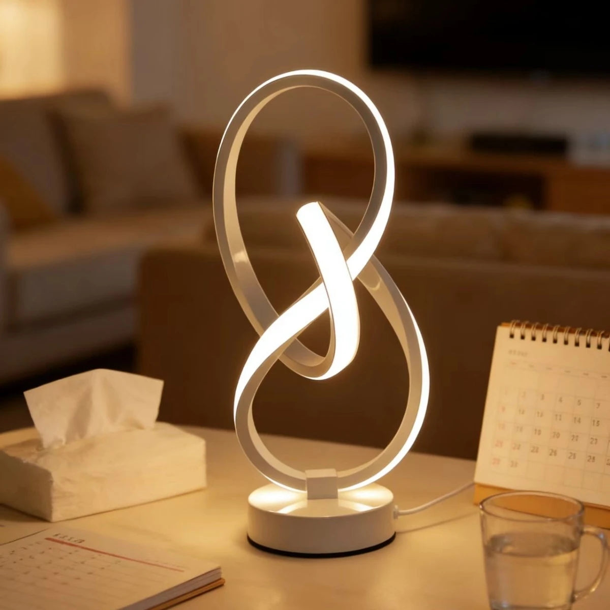 Creative Double Helix Desk Lamp