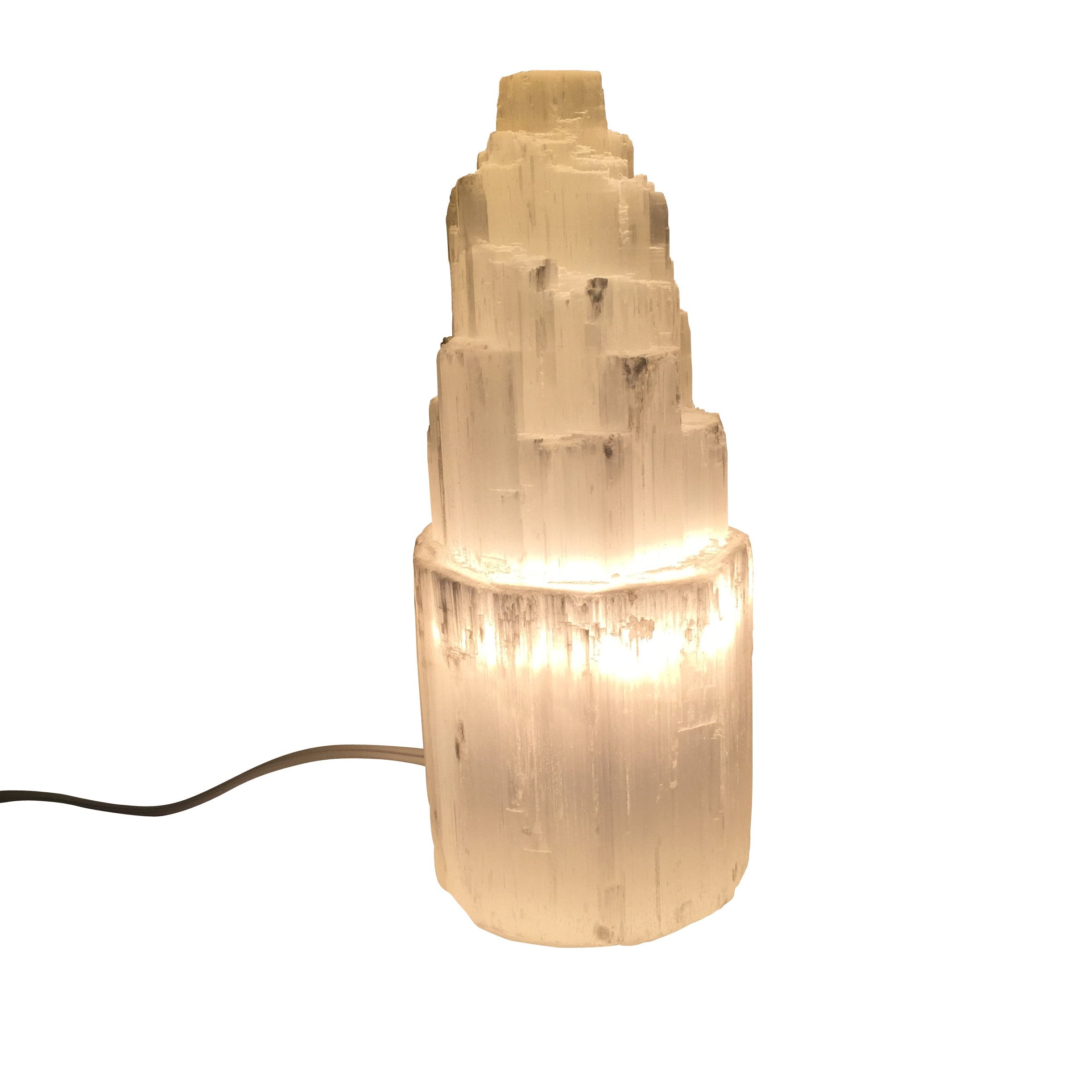 Selenite Skyscraper Small Lamp