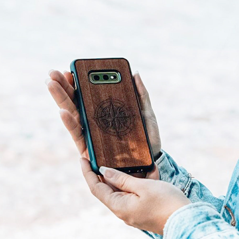 Compass Mahogany Phone Case