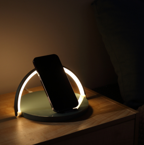 Wireless Charging Block Night Light For Smart Phone