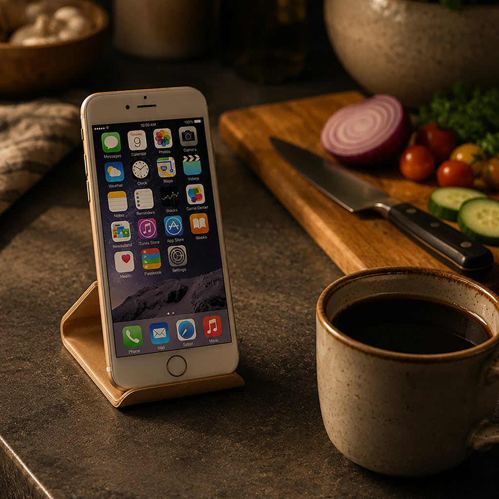 Bent Polywood Smartphone Stand