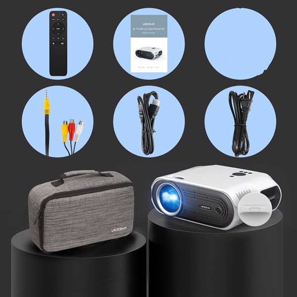 8000L Full HD Projector with WiFi and Bluetooth