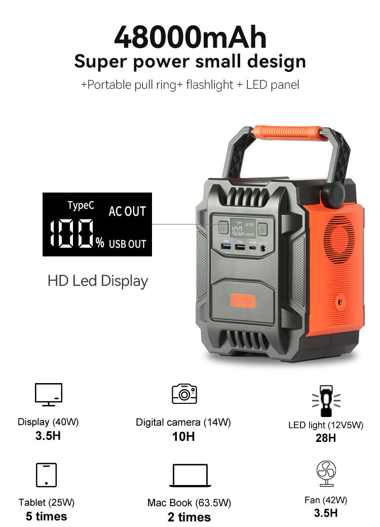 Power Bank Solar Generator Portable Power Station