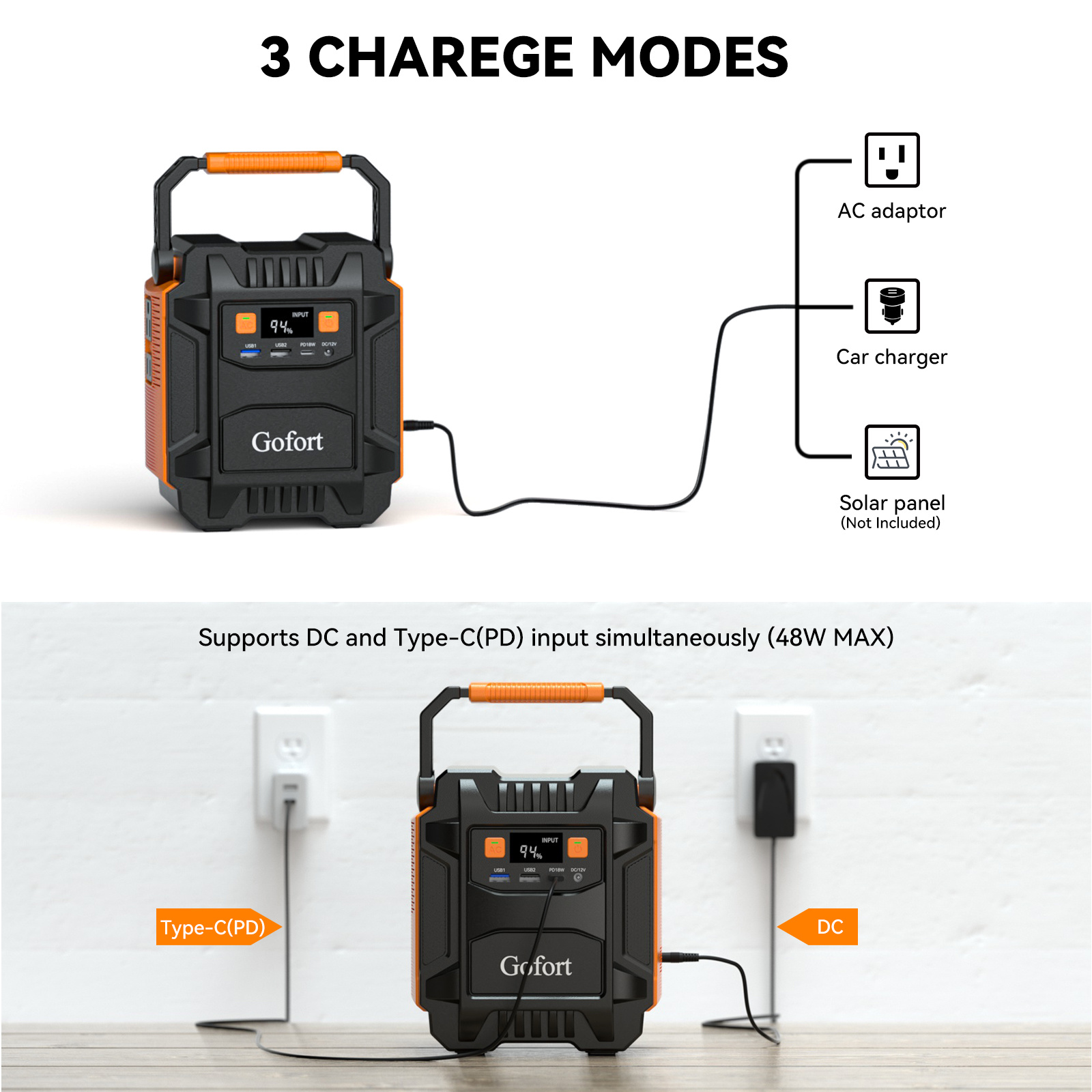 Power Bank Solar Generator Portable Power Station