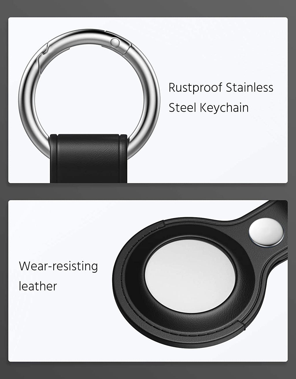 AirTag Protective Leather Case