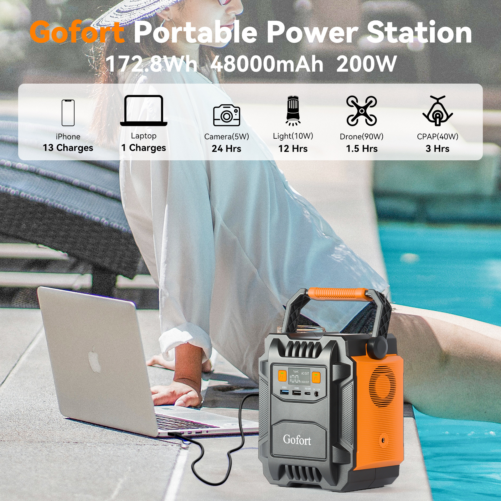 Power Bank Solar Generator Portable Power Station