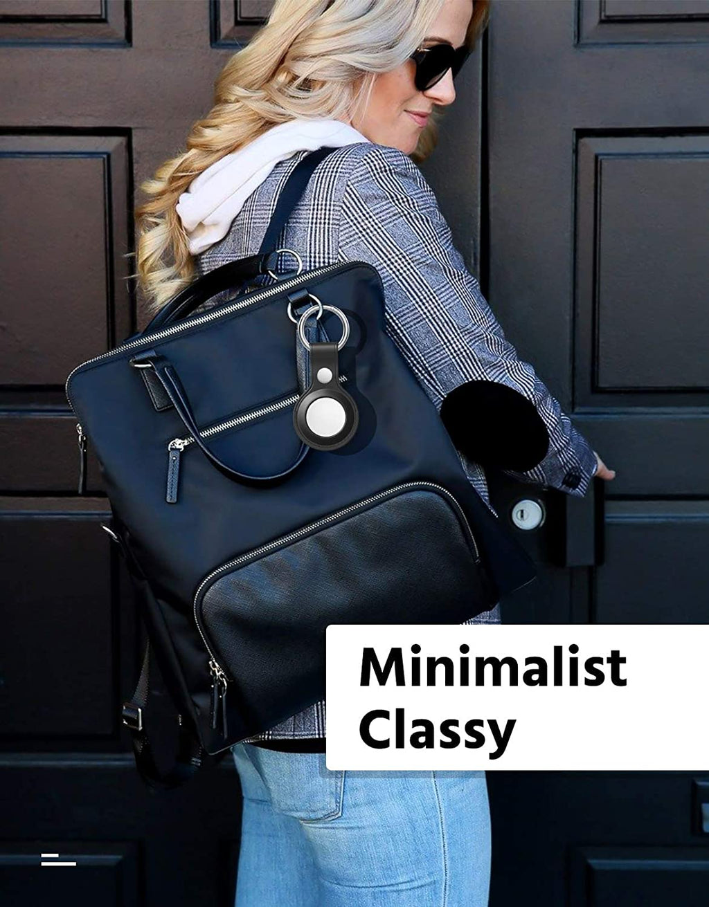 AirTag Protective Leather Case