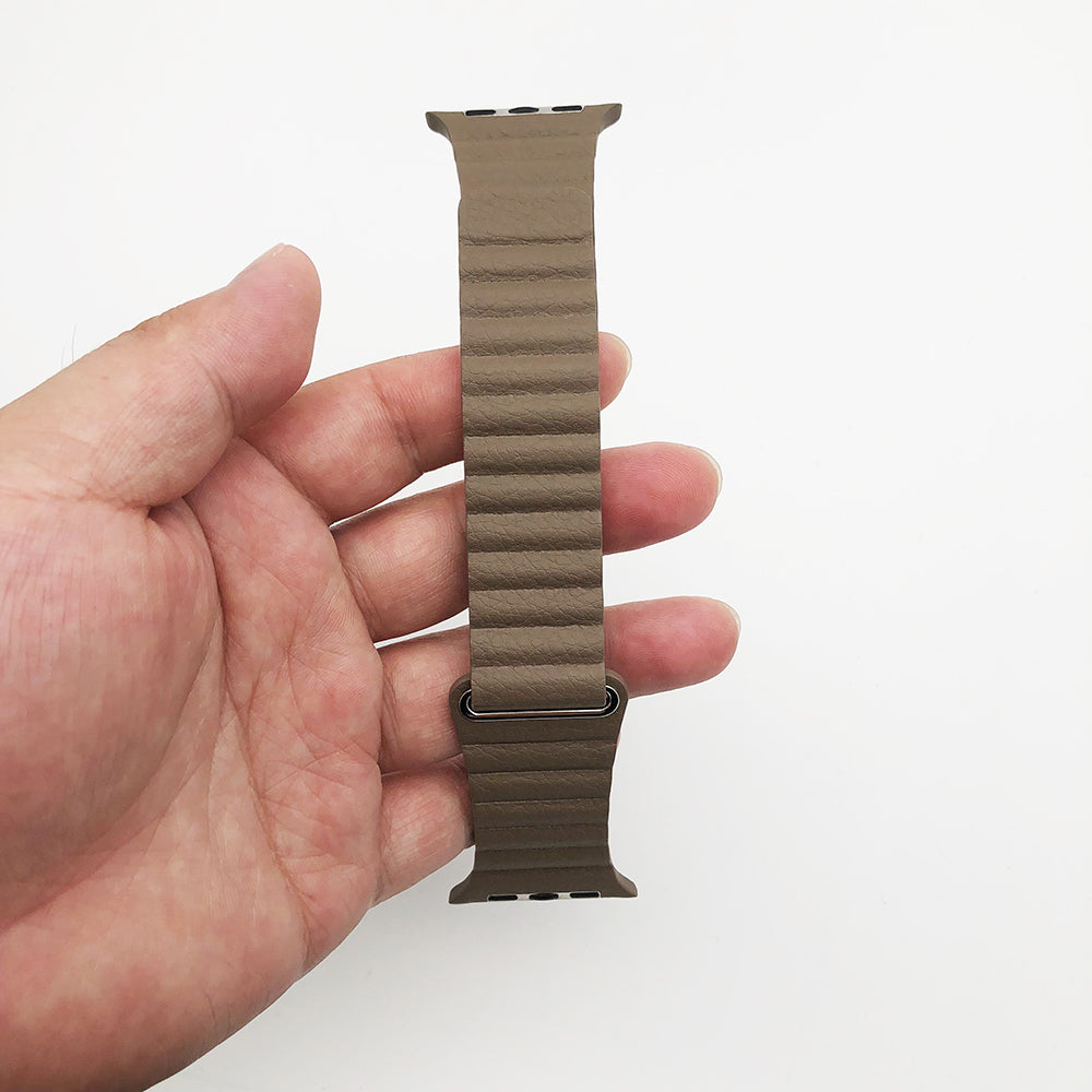 Genuine Leather Magnetic Apple Watch Band