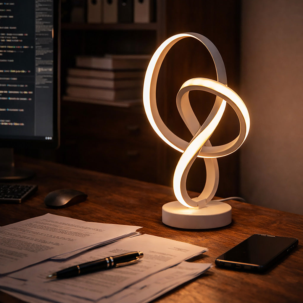 Creative Double Helix Desk Lamp