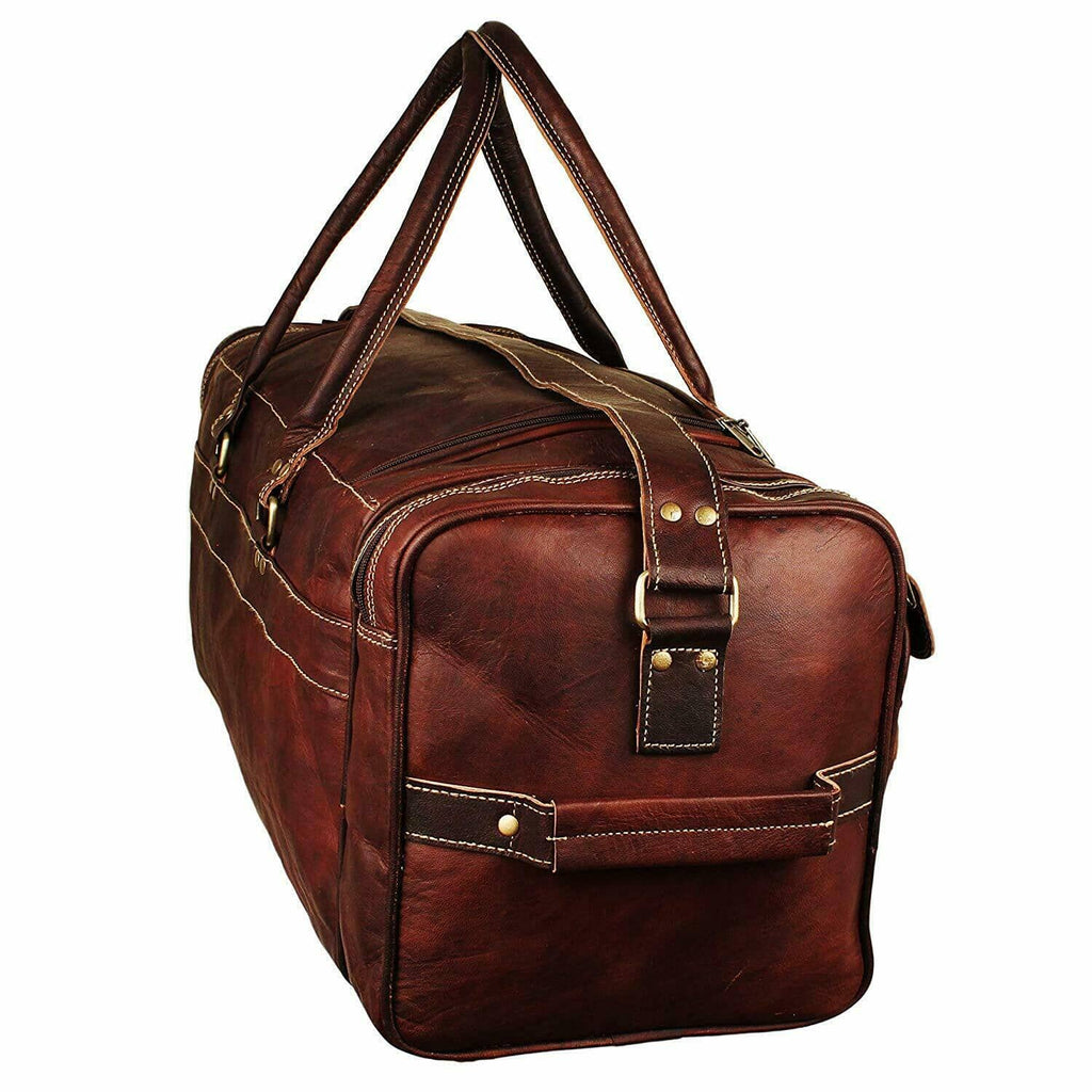 Traveler Weekender Leather Duffle