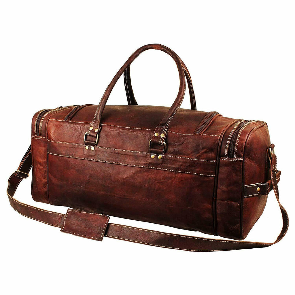 Traveler Weekender Leather Duffle
