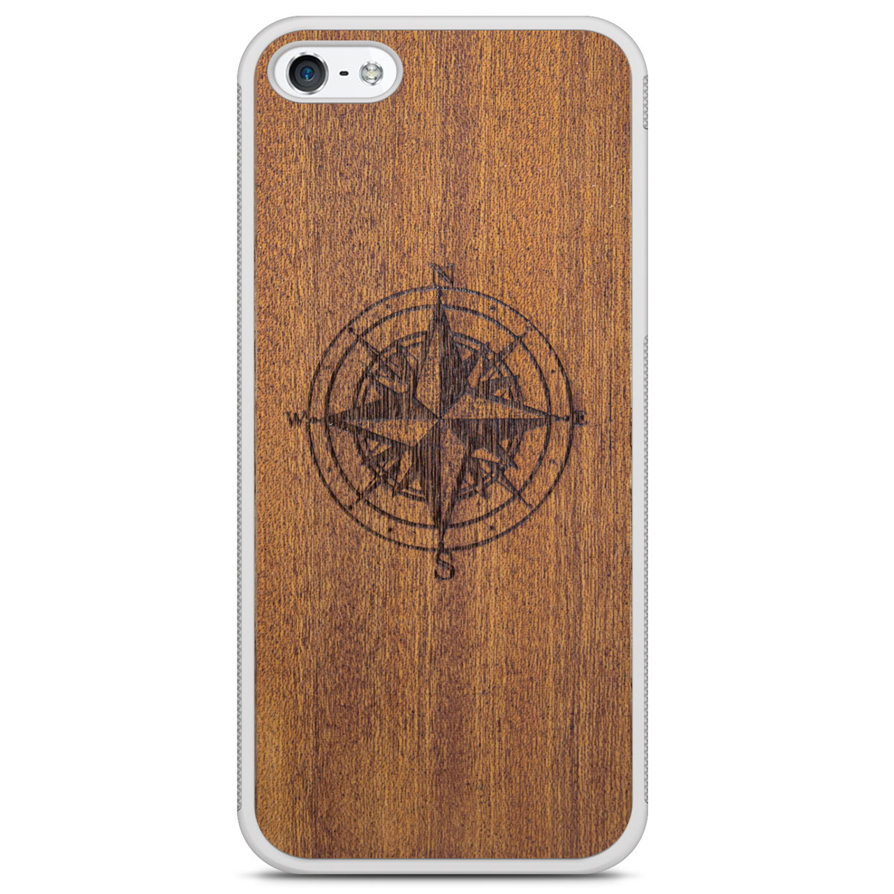 Compass Mahogany Phone Case