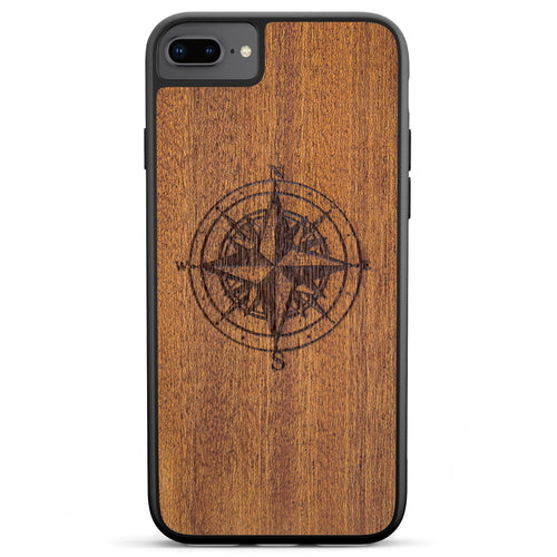 Compass Mahogany Phone Case