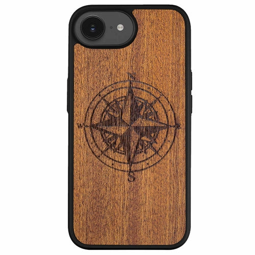 Compass Mahogany Phone Case