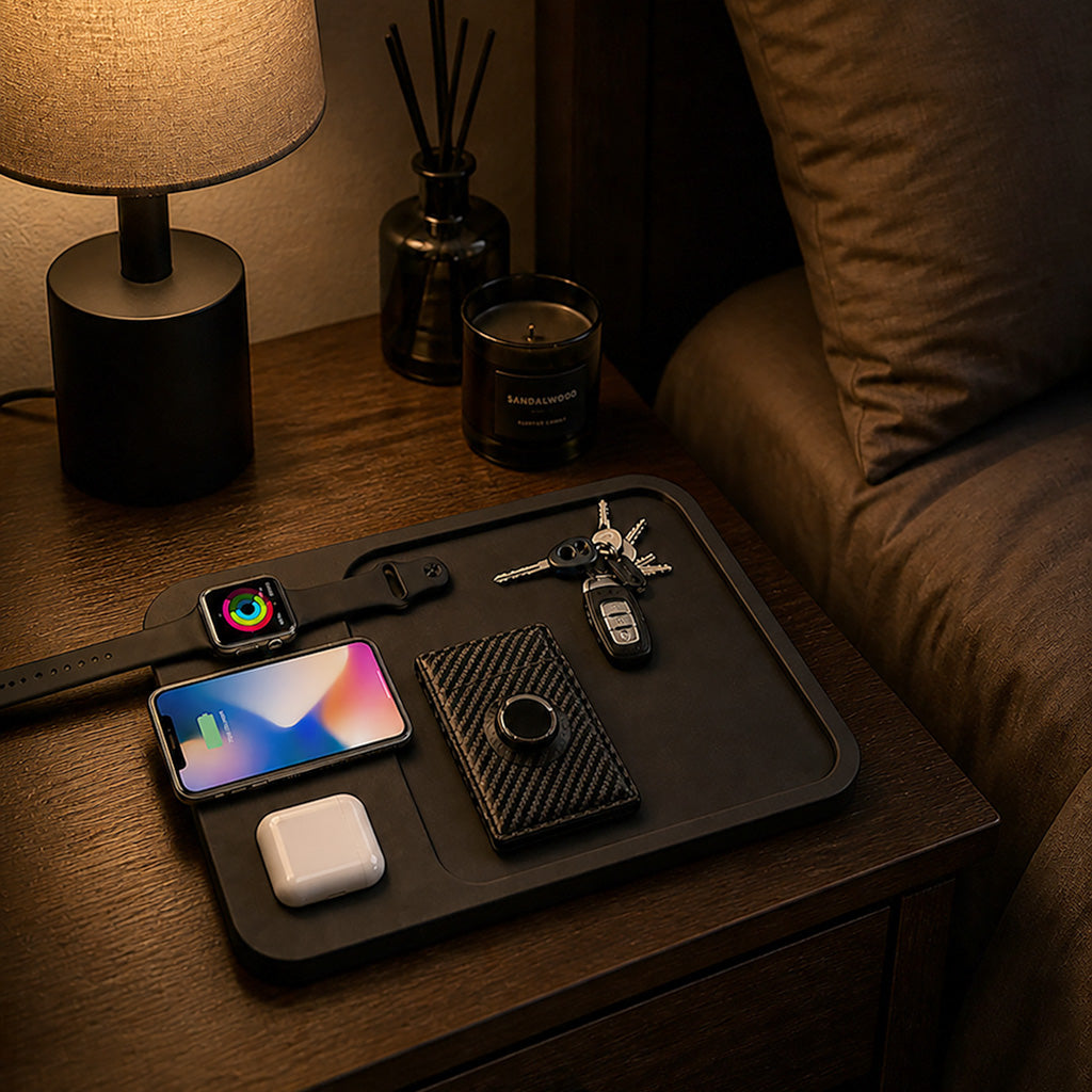 Catch All Tray Pod With 3 In 1 Smart Wireless Charger