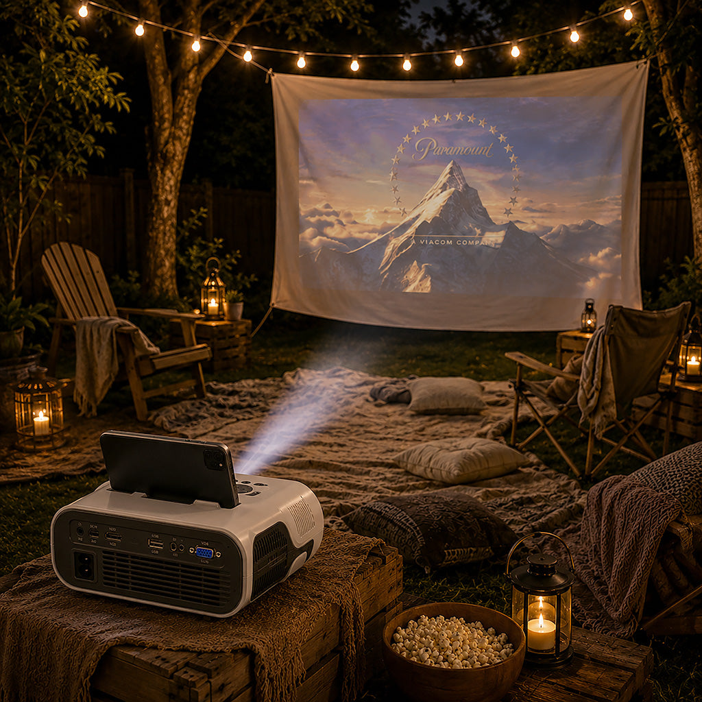 8000L Full HD Projector with WiFi and Bluetooth